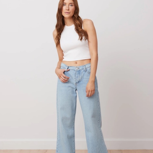 Jeans Second yoga. Dawson, Lily Classic rise wide legs. Size 30. NWT. - Picture 4 of 6